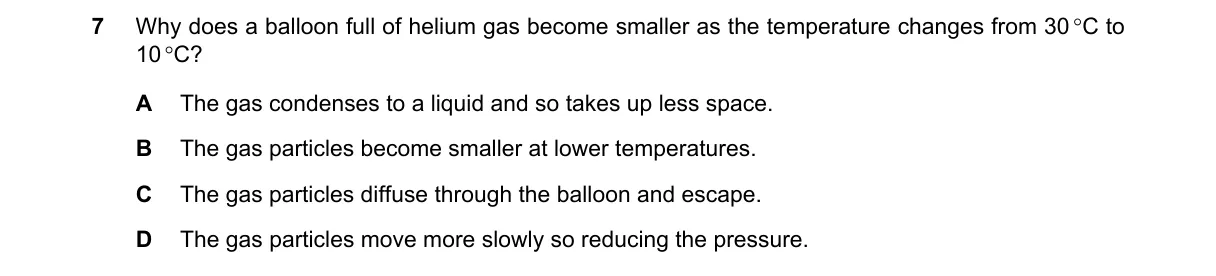 Question 7 from 5070/11/O/N/20