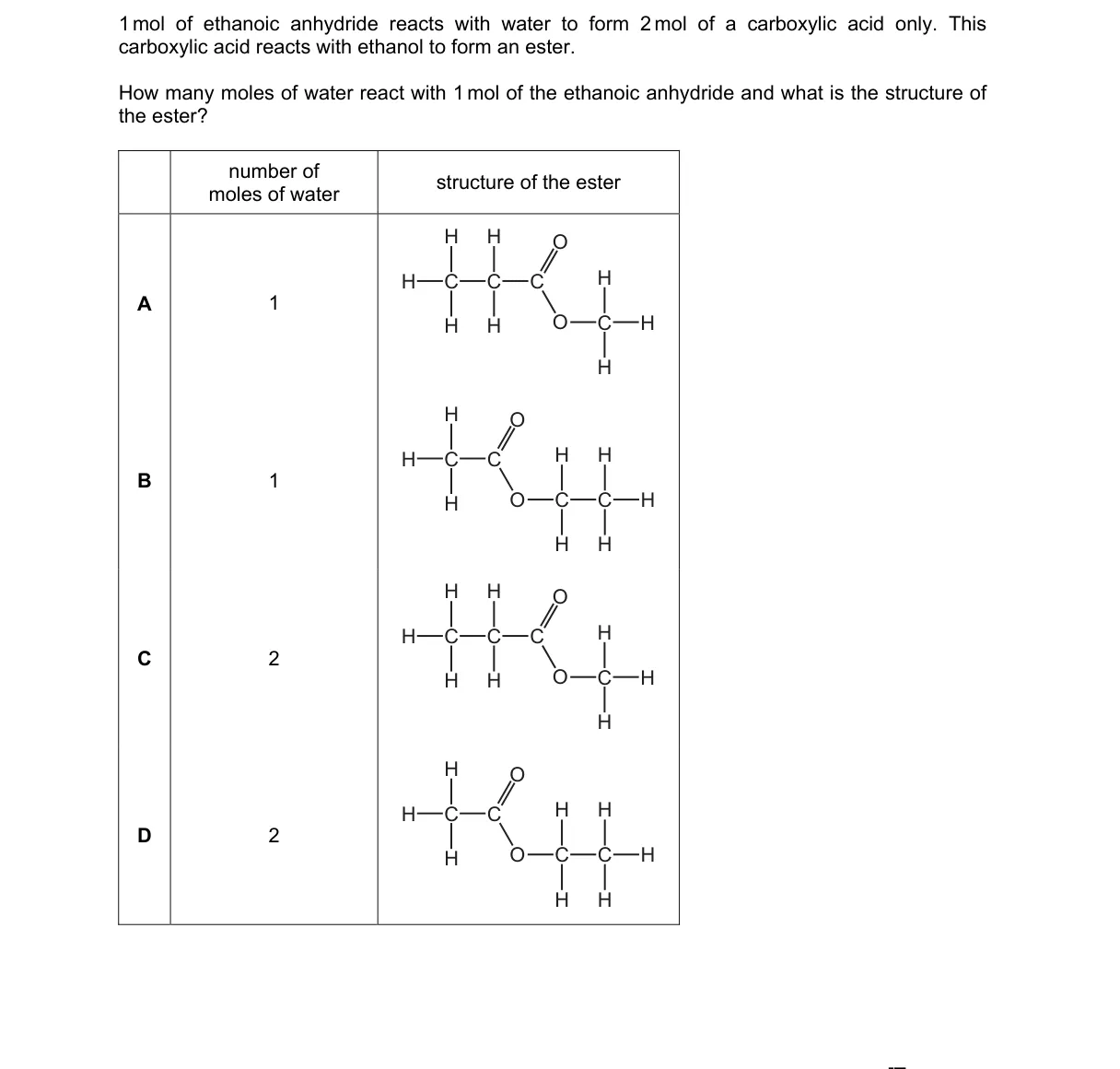 Question 1 from 5070/12/O/N/20