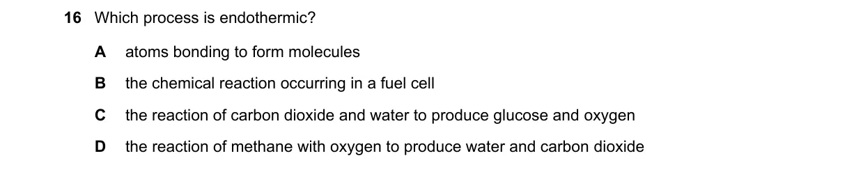 Question 16 from 5070/11/O/N/21