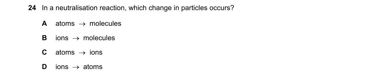 Question 24 from 5070/11/O/N/21