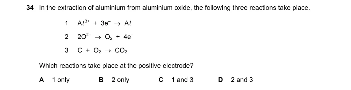 Question 34 from 5070/11/O/N/21