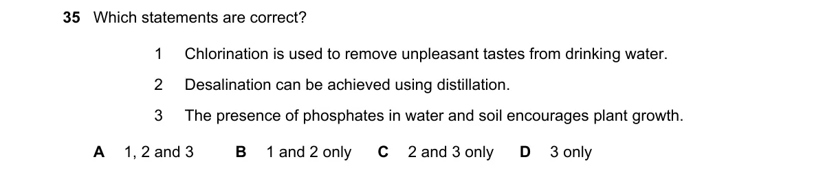 Question 35 from 5070/12/O/N/21