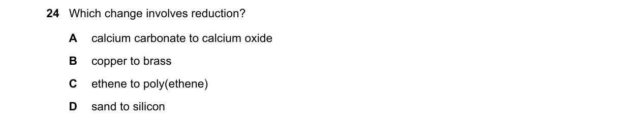 Question 24 from 5070/11/O/N/22