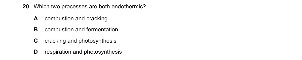 Question 20 from 5070/12/O/N/22