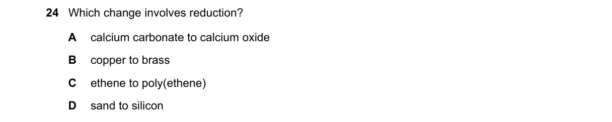 Question 24 from 5070/12/O/N/22