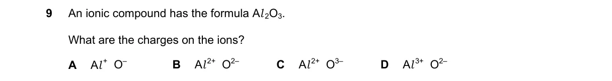 Question 9 from 5070/12/O/N/22