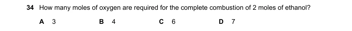 Question 34 from 5070/11/O/N/24