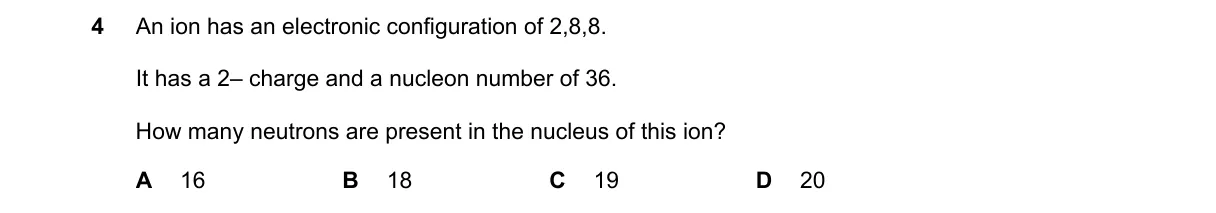 Question 4 from 5070/11/O/N/24
