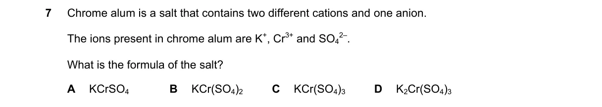 Question 7 from 5070/11/O/N/24