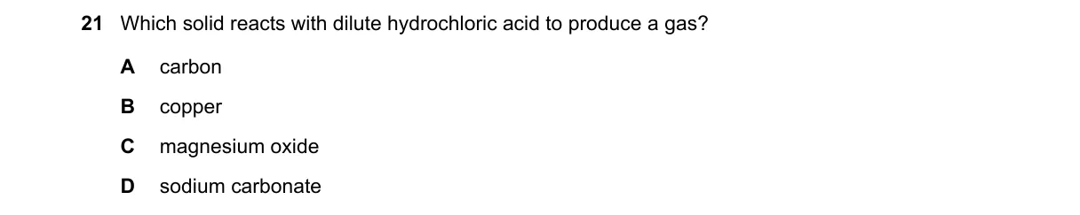 Question 21 from 5070/12/O/N/24