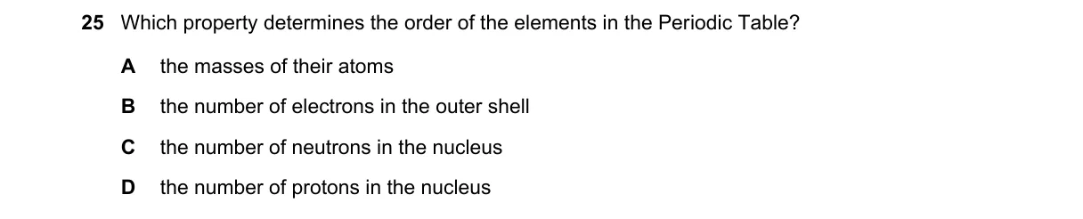 Question 25 from 5070/12/O/N/24