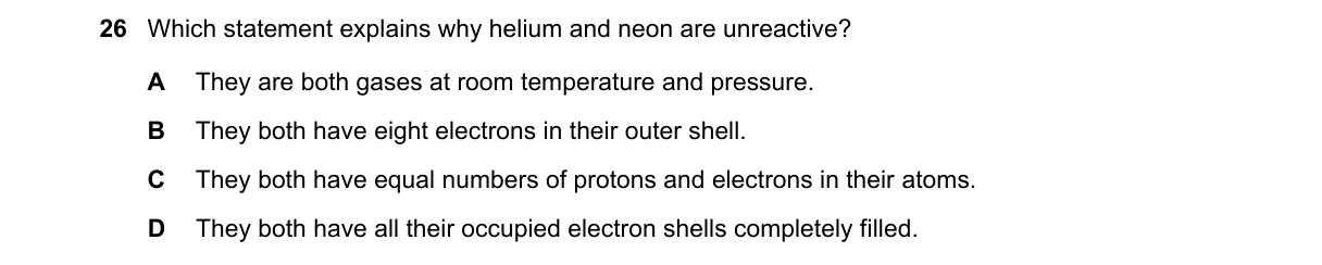 Question 26 from 5070/12/O/N/24
