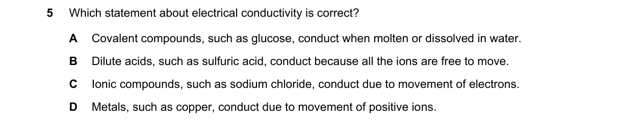 Question 5 from 5070/12/O/N/24