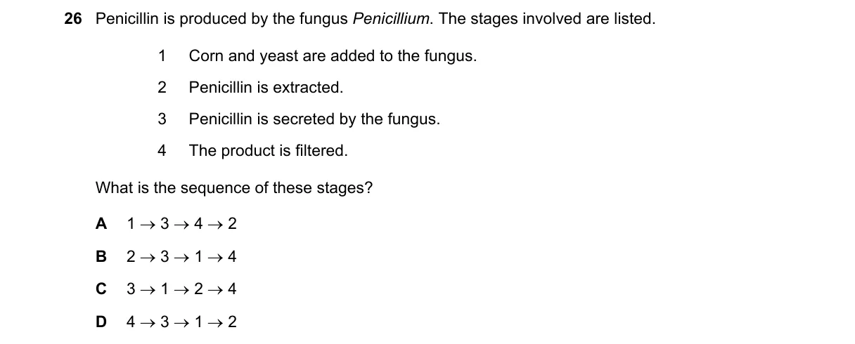 Question 26 from 5090/11/M/J/18
