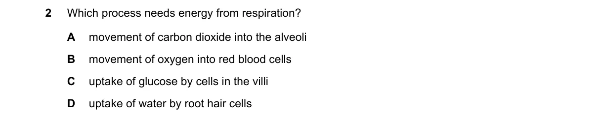 Question 2 from 5090/12/M/J/18