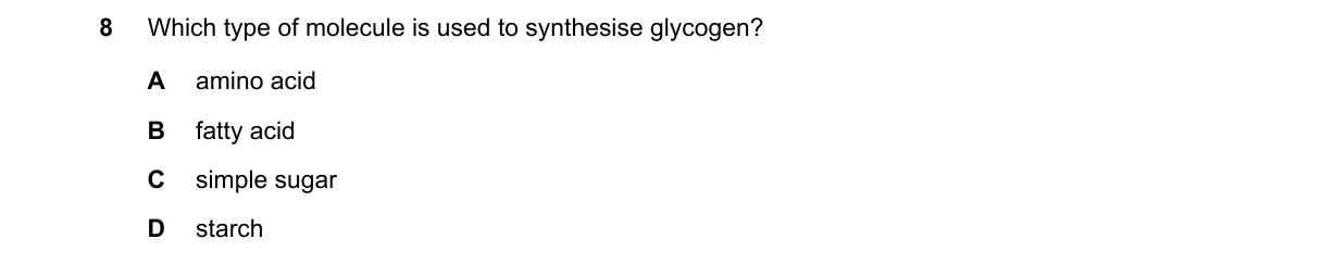 Question 8 from 5090/12/M/J/18