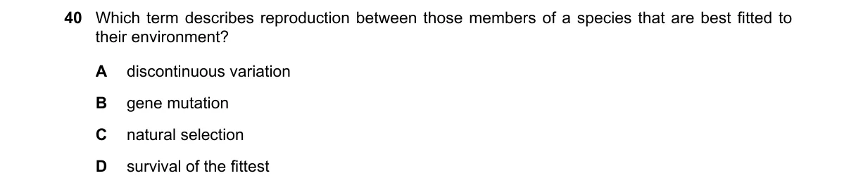 Question 40 from 5090/11/M/J/19