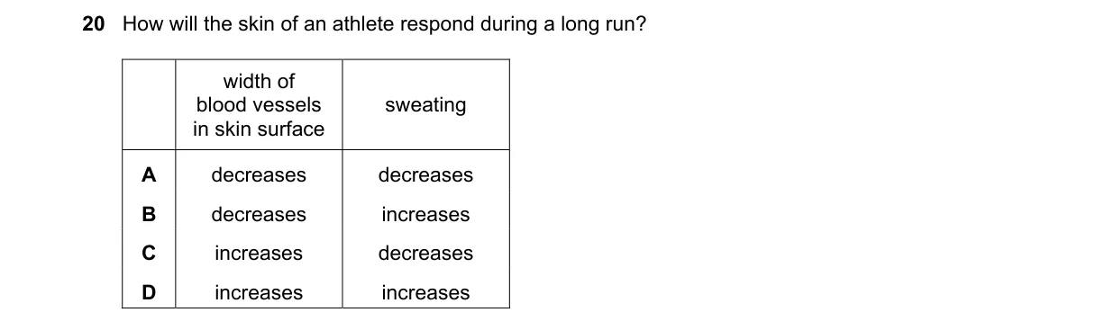 Question 20 from 5090/12/M/J/19