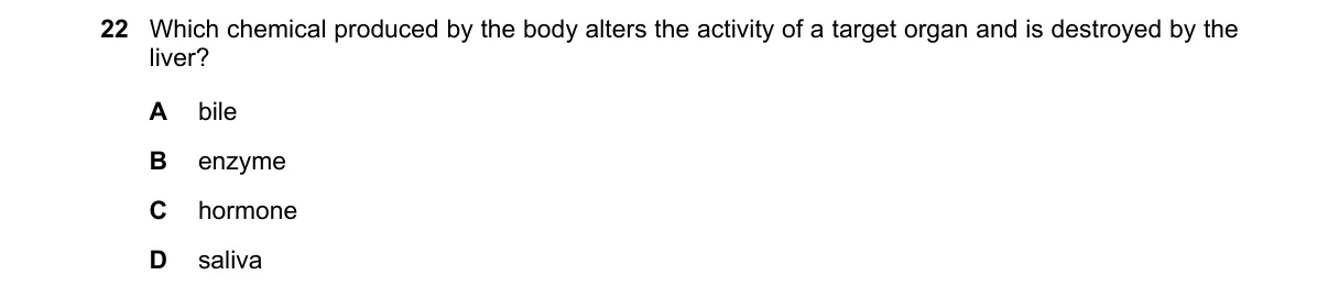 Question 22 from 5090/11/M/J/20