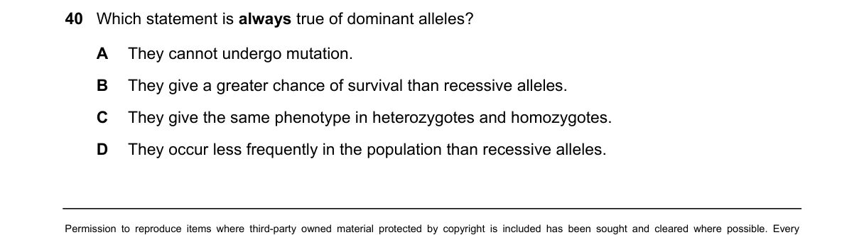 Question 40 from 5090/11/M/J/20