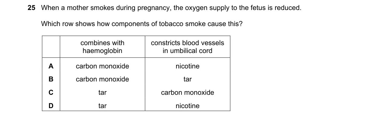 Question 25 from 5090/12/M/J/20