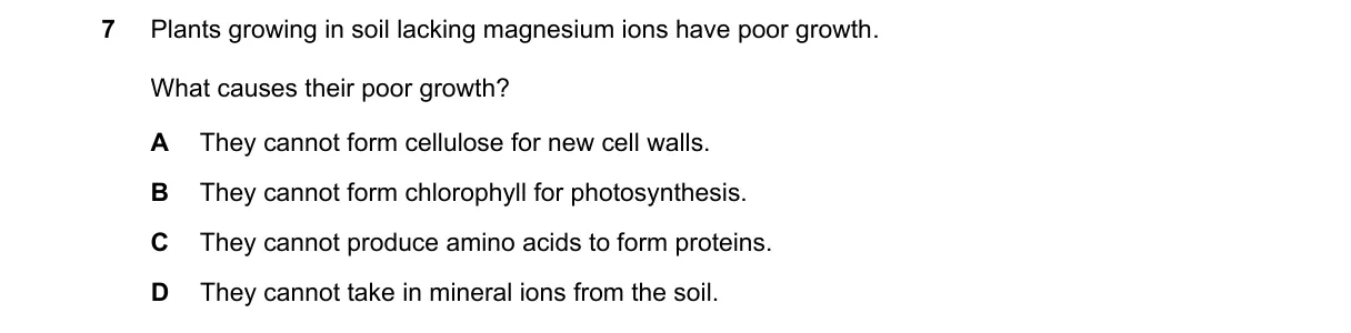 Question 7 from 5090/11/M/J/21
