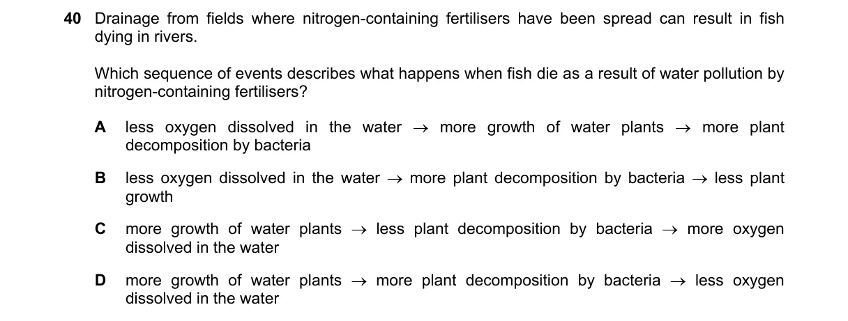 Question 40 from 5090/11/M/J/23