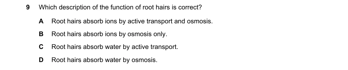 Question 9 from 5090/11/M/J/23