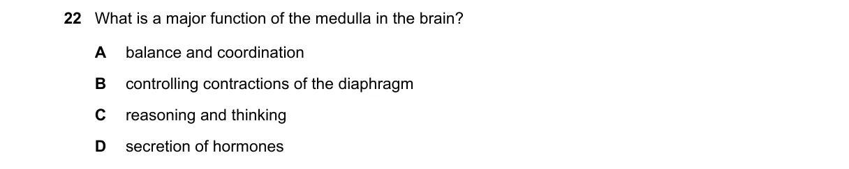 Question 22 from 5090/12/O/N/18