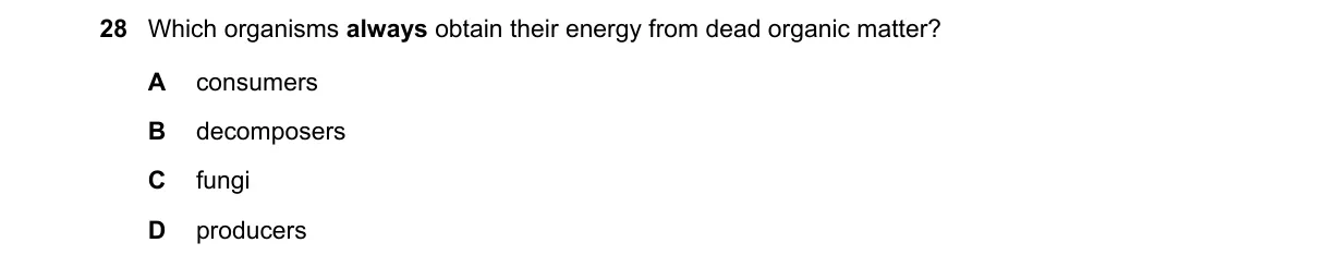 Question 28 from 5090/12/O/N/18