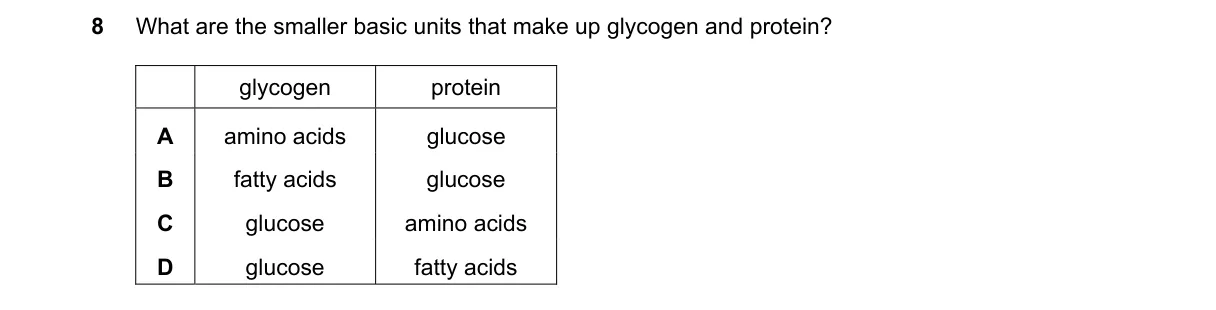 Question 8 from 5090/12/O/N/18