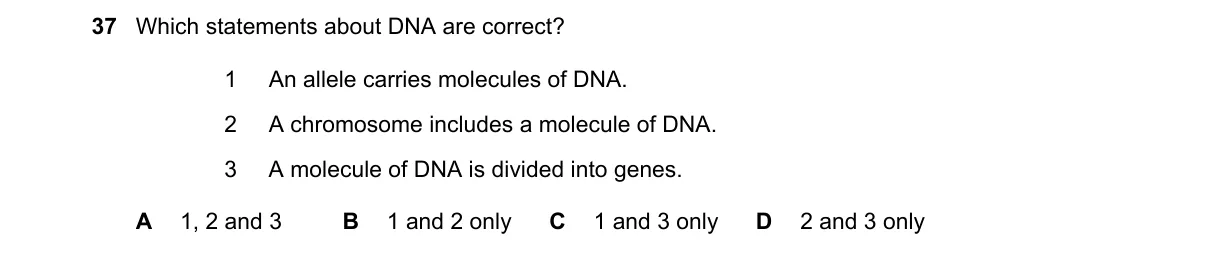 Question 37 from 5090/11/O/N/19