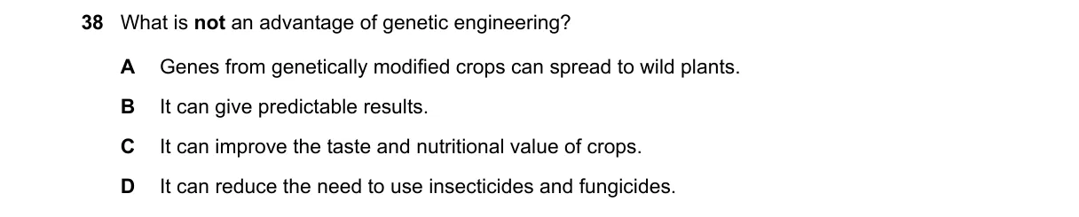 Question 38 from 5090/11/O/N/19