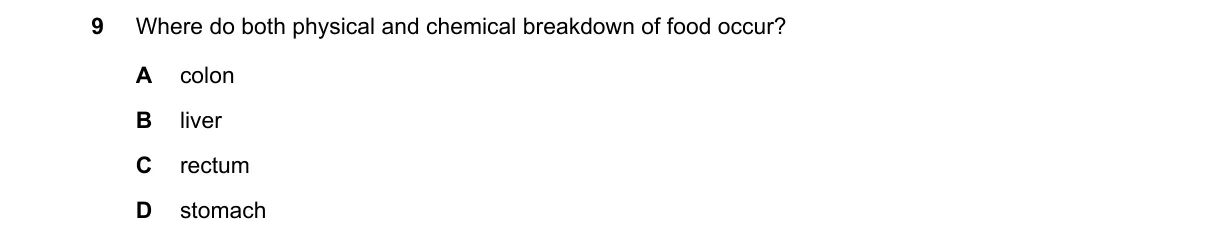 Question 9 from 5090/11/O/N/19