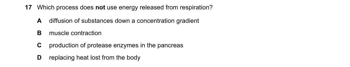 Question 17 from 5090/12/O/N/19
