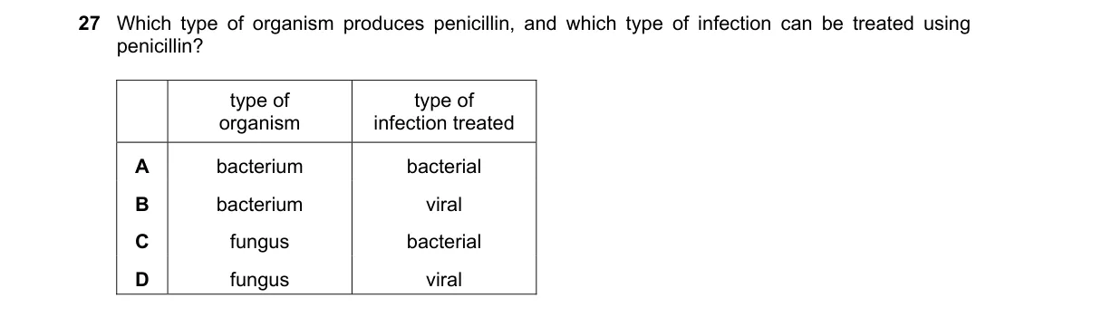 Question 27 from 5090/12/O/N/19