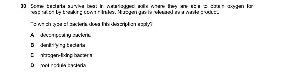Question 30 from 5090/12/O/N/19