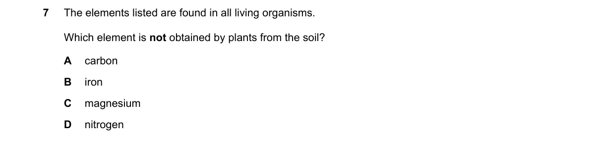 Question 7 from 5090/12/O/N/19