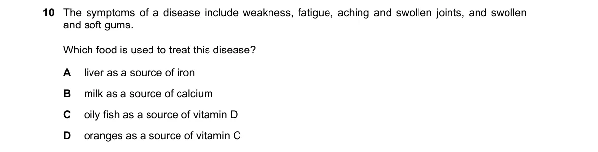 Question 10 from 5090/11/O/N/20