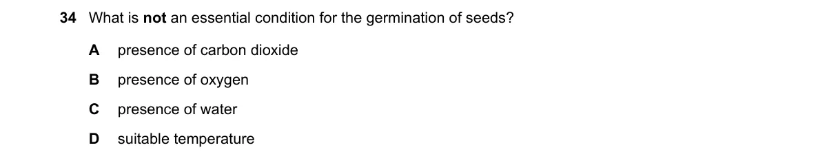 Question 34 from 5090/11/O/N/20