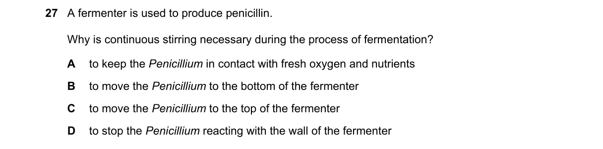 Question 27 from 5090/12/O/N/20