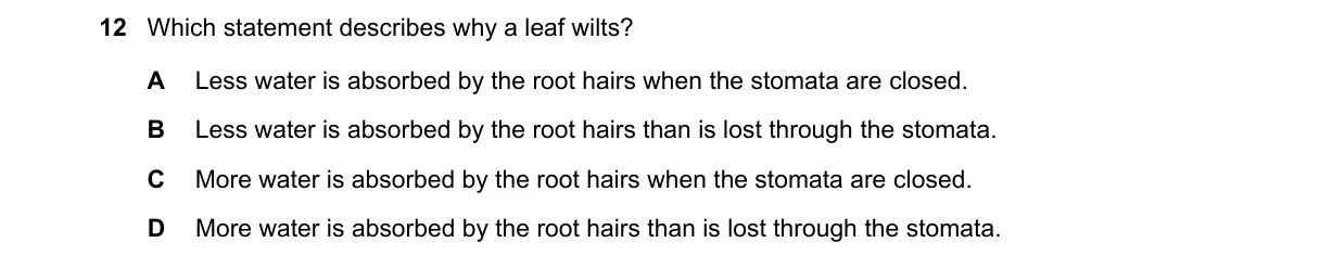 Question 12 from 5090/11/O/N/21