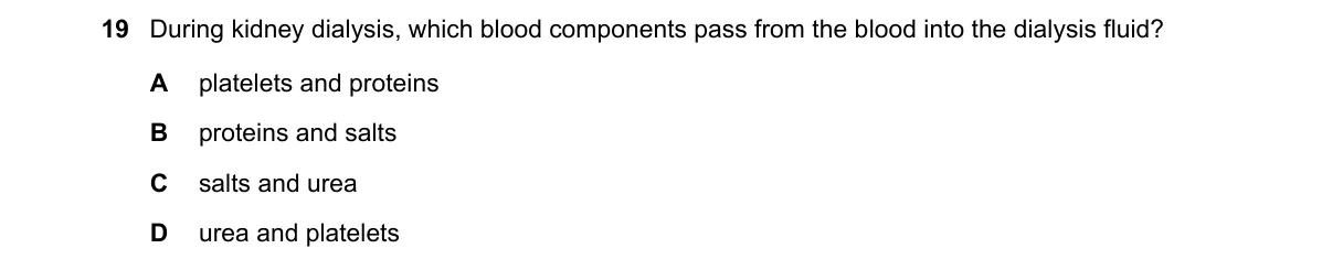 Question 19 from 5090/11/O/N/21
