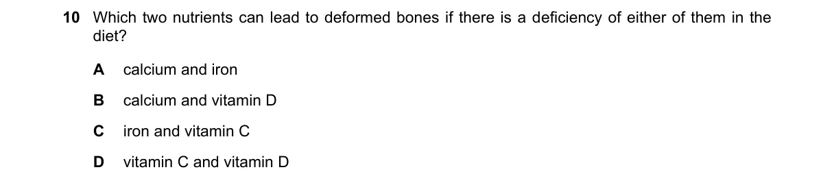 Question 10 from 5090/12/O/N/21