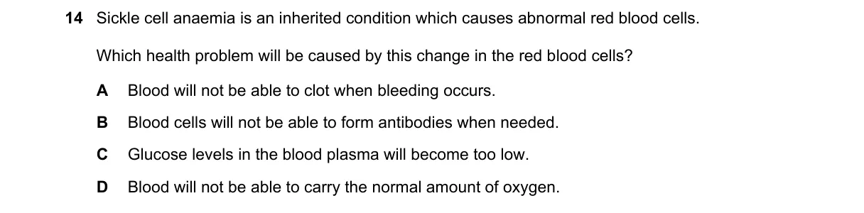 Question 14 from 5090/12/O/N/21