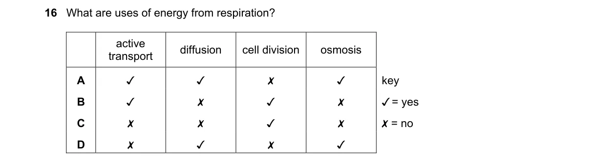 Question 16 from 5090/12/O/N/21