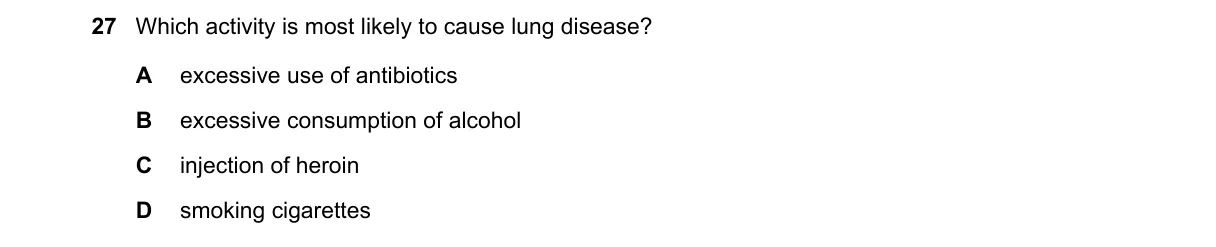Question 27 from 5090/11/O/N/22