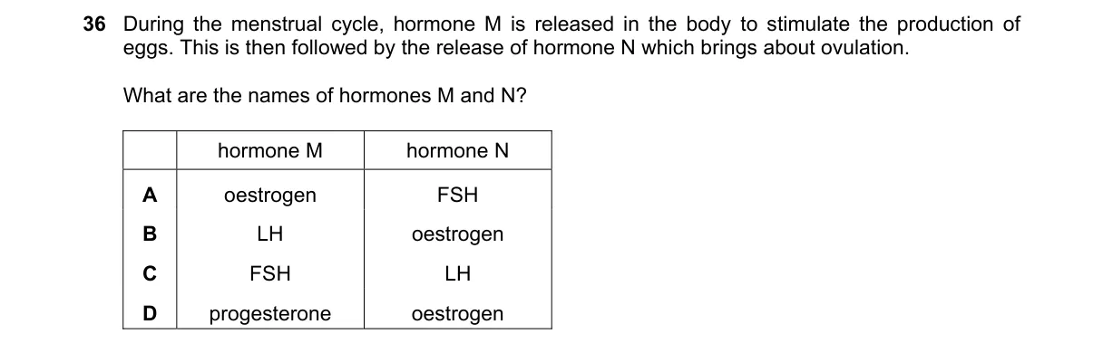 Question 36 from 5090/12/O/N/22