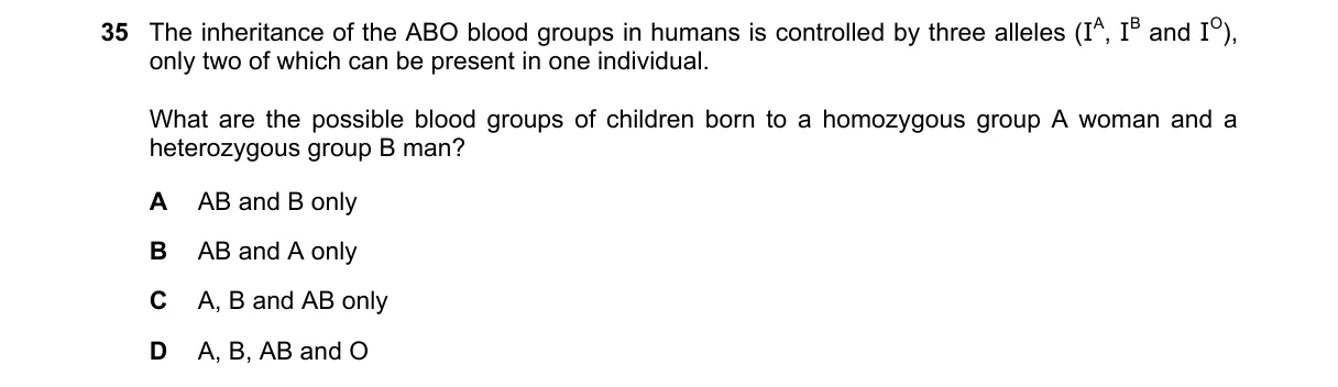 Question 35 from 5090/11/O/N/23