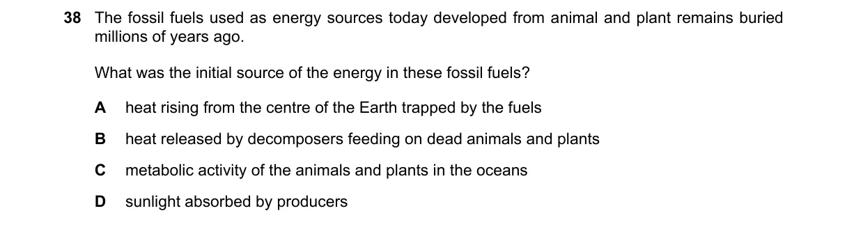 Question 38 from 5090/12/O/N/23